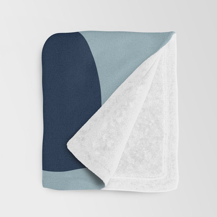 Abstract floral Throw Blanket Gallery Image 3