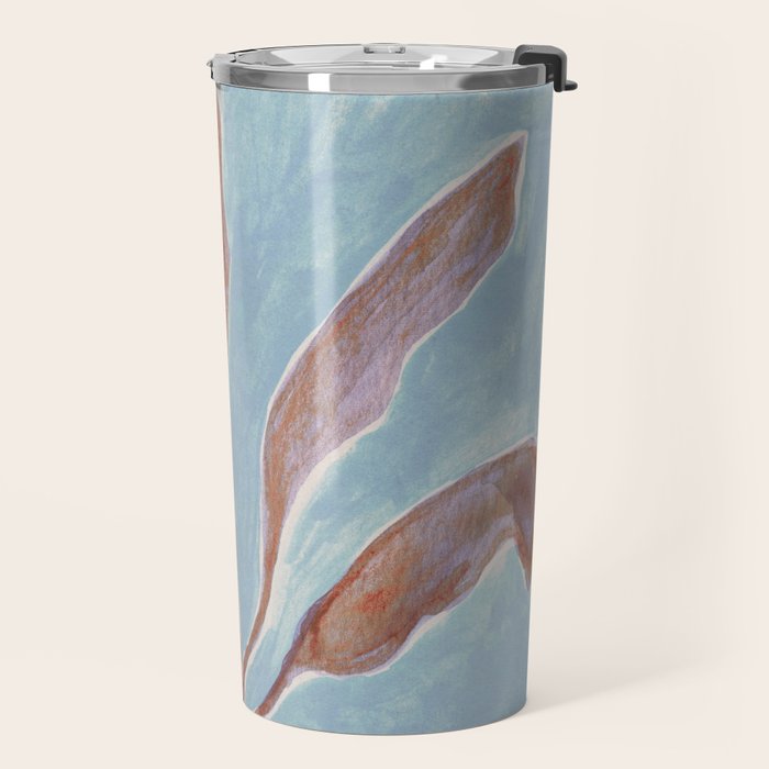 Watercolor Branch #1 Travel Mug Gallery Image 2