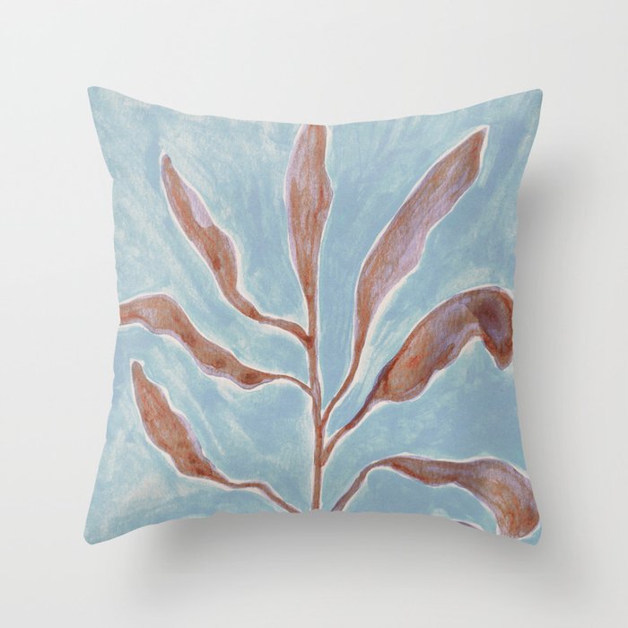 Watercolor Branch #1 Throw Pillow Gallery Image 6