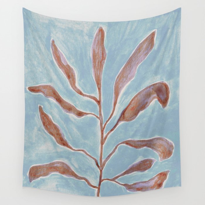 Watercolor Branch #1 Wall Tapestry Gallery Image 4