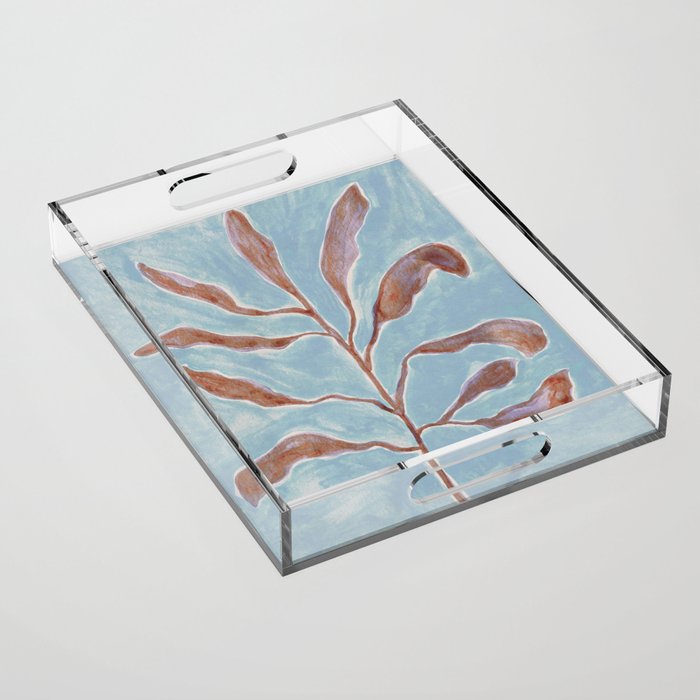 Watercolor Branch #1 Acrylic Tray Gallery Image 1