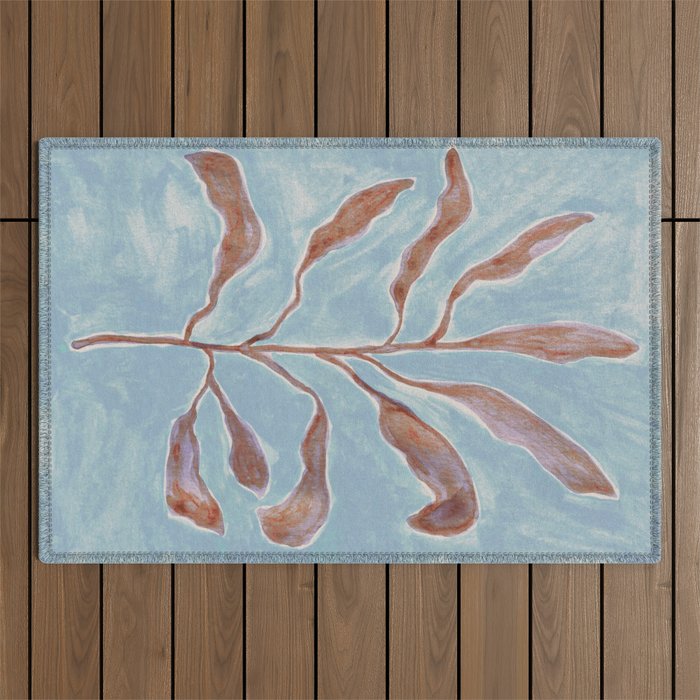 Watercolor Branch #1 Outdoor Rug Gallery Image 1