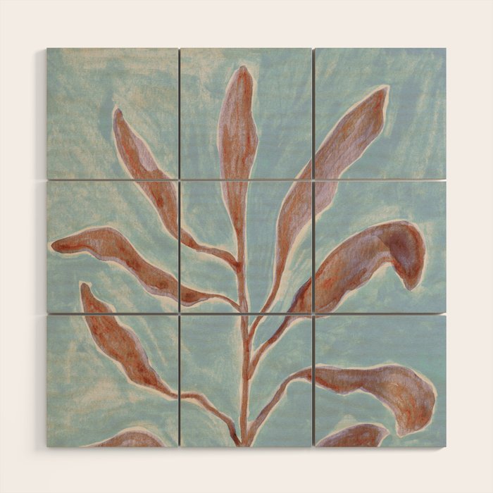 Watercolor Branch #1 Wood Wall Art Gallery Image 1