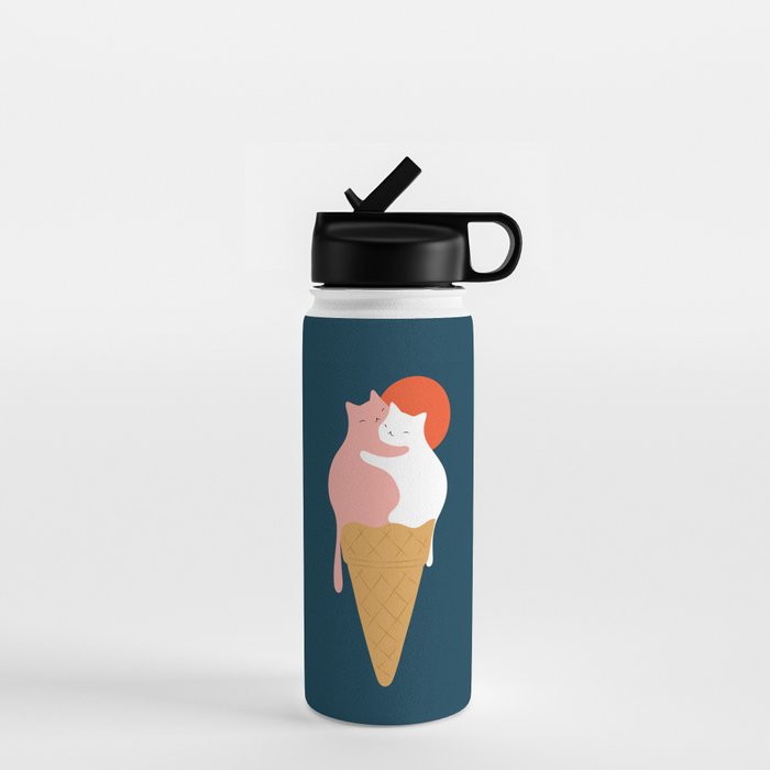 Cat Landscape 145: Strawberry & Vanilla Water Bottle Gallery Image 1