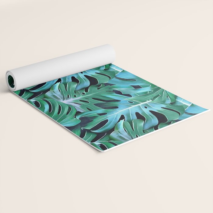 Monstera leaves Yoga Mat Gallery Image 2