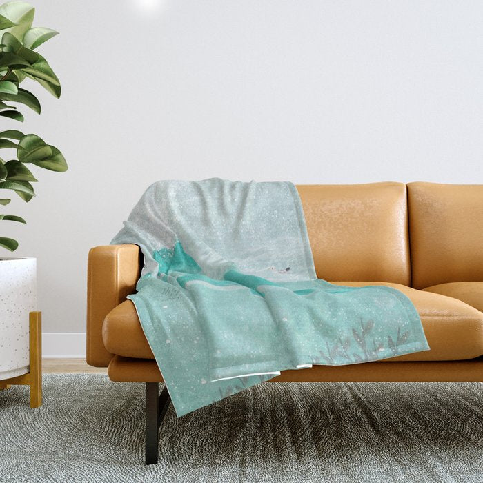 a little love Throw Blanket Gallery Image 1