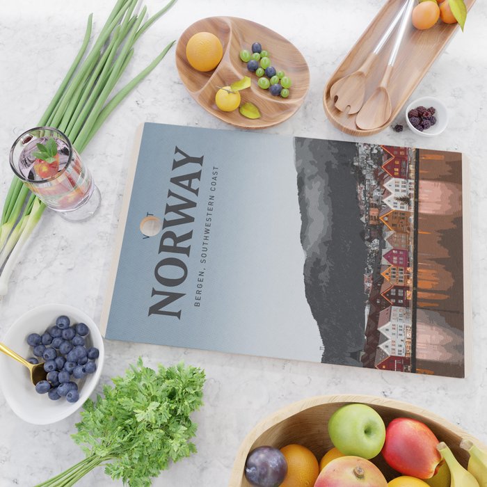 Visit Norway Cutting Board Gallery Image 2