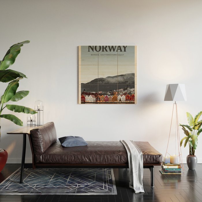 Visit Norway Wood Wall Art Gallery Image 2