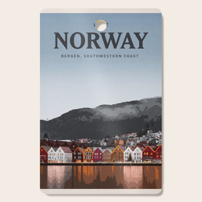 Visit Norway Cutting Board Gallery Image 1