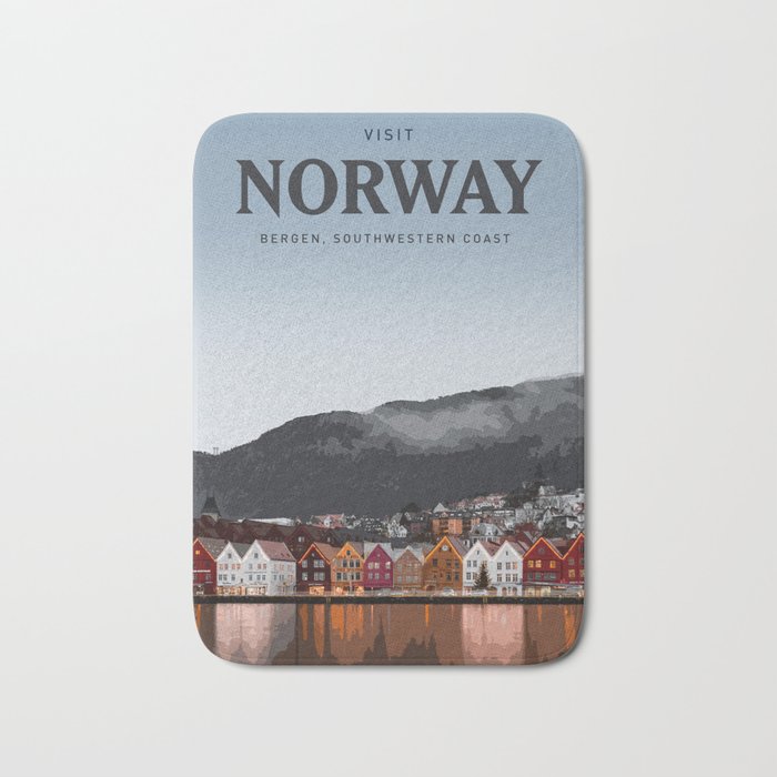 Visit Norway Bath Mat Gallery Image 1