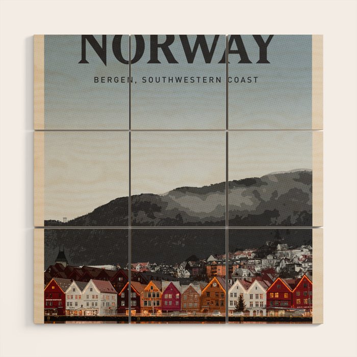 Visit Norway Wood Wall Art Gallery Image 1