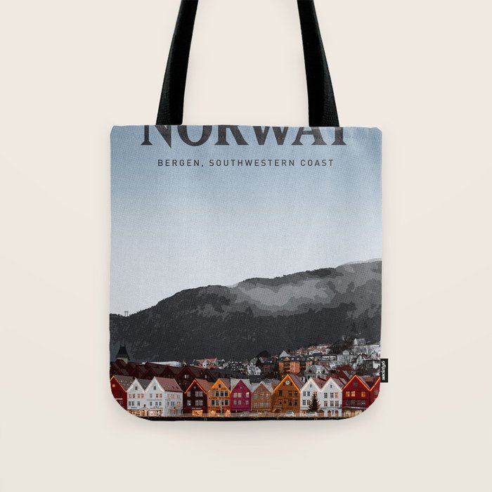 Visit Norway Tote Bag Gallery Image 1