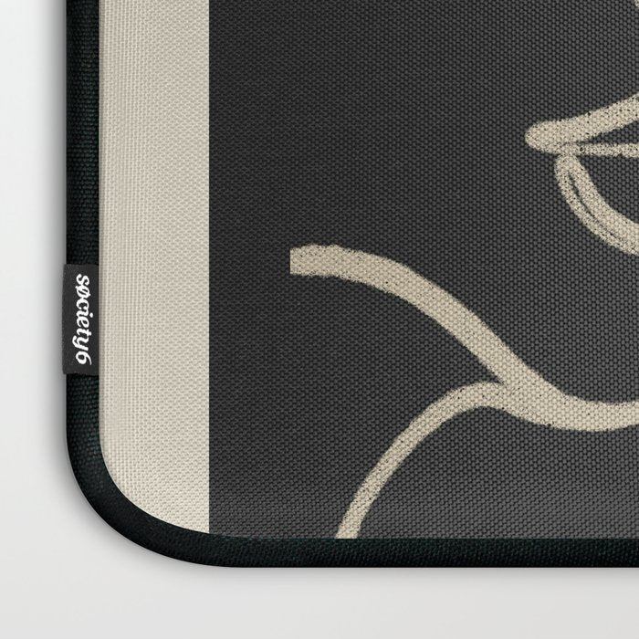 Minimal Abstract Art Three Faces Laptop Sleeve Gallery Image 3