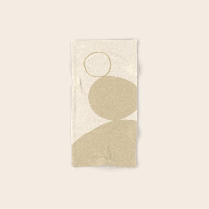 Neutral Shapes #2 Bath Towel Gallery Image 1