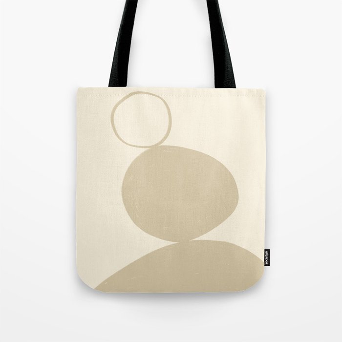 Neutral Shapes #2 Tote Bag Gallery Image 1