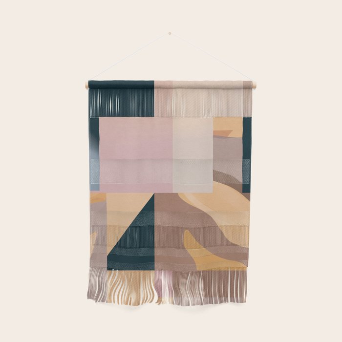 Modern Abstraction Mocha Mousse 2 Wall Hanging Gallery Image 1