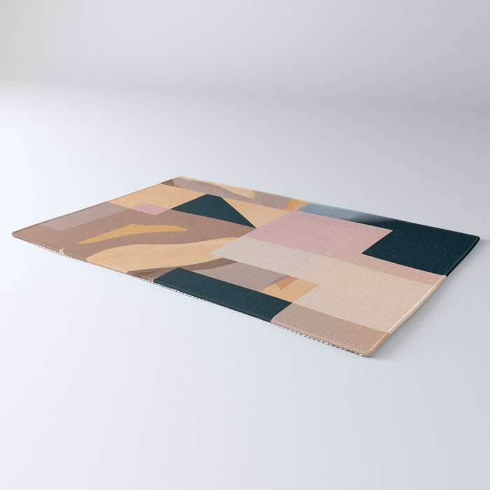 Modern Abstraction Mocha Mousse 2 Rug Gallery Image 3