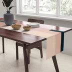 Modern Abstraction Mocha Mousse 2 Table Runner Gallery Image 2
