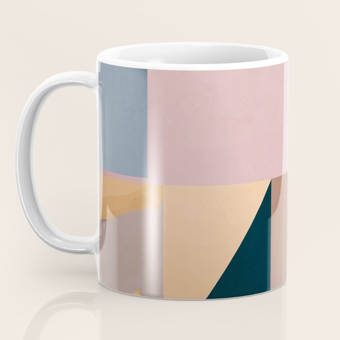 Modern Abstraction Mocha Mousse 2 Coffee Mug Gallery Image 3