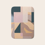 Modern Abstraction Mocha Mousse 2 Bath Mat Gallery Image 1
