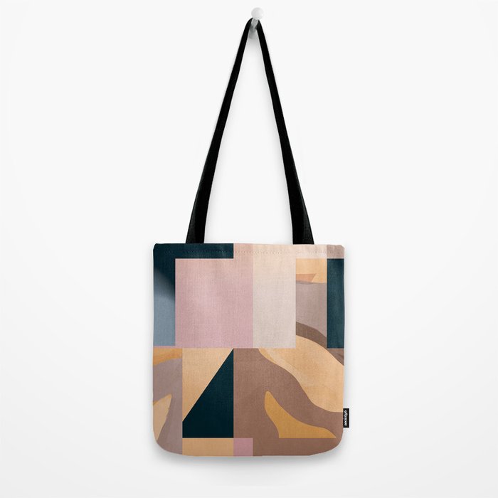 Modern Abstraction Mocha Mousse 2 Tote Bag Gallery Image 2
