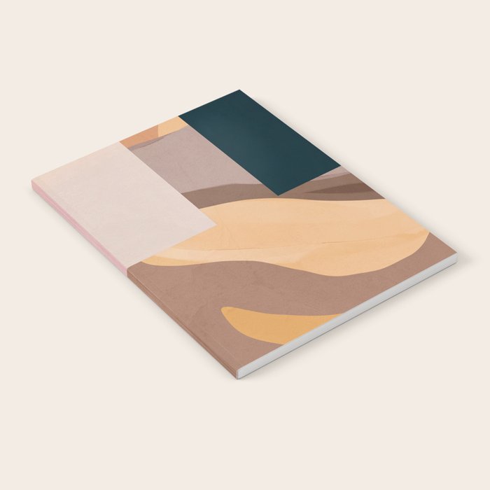 Modern Abstraction Mocha Mousse 2 Notebook Gallery Image 2