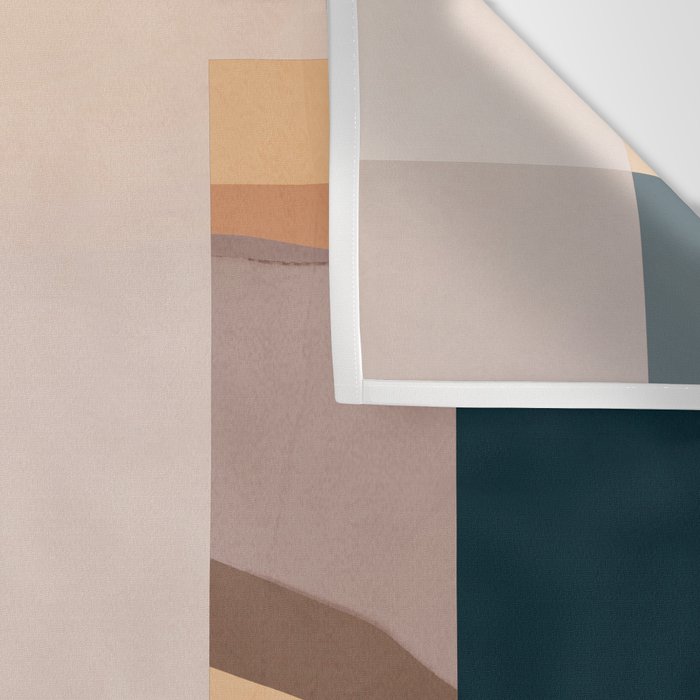 Modern Abstraction Mocha Mousse 2 Wall Tapestry Gallery Image 3