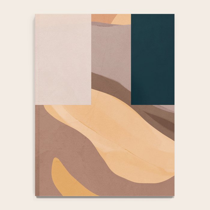 Modern Abstraction Mocha Mousse 2 Notebook Gallery Image 4
