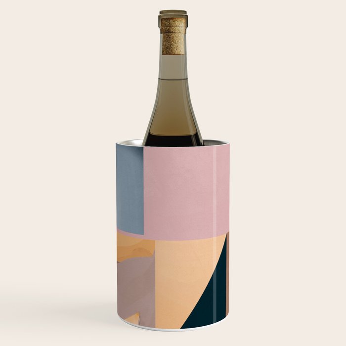 Modern Abstraction Mocha Mousse 2 Wine Chiller Gallery Image 2