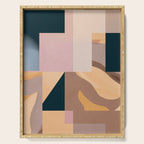 Modern Abstraction Mocha Mousse 2 Serving Tray Gallery Image 1