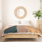 Modern Abstraction Mocha Mousse 2 Duvet Cover Gallery Image 3