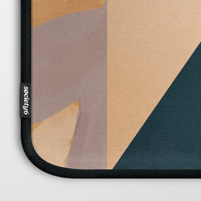 Modern Abstraction Mocha Mousse 2 Laptop Sleeve Gallery Image 3