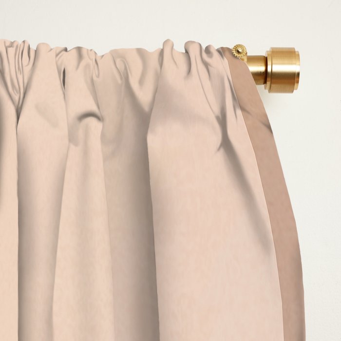 Modern Abstraction Mocha Mousse 2 Window Curtain Gallery Image 2