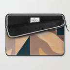 Modern Abstraction Mocha Mousse 2 Laptop Sleeve Gallery Image 2