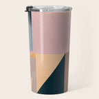 Modern Abstraction Mocha Mousse 2 Travel Mug Gallery Image 3