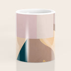 Modern Abstraction Mocha Mousse 2 Coffee Mug Gallery Image 4