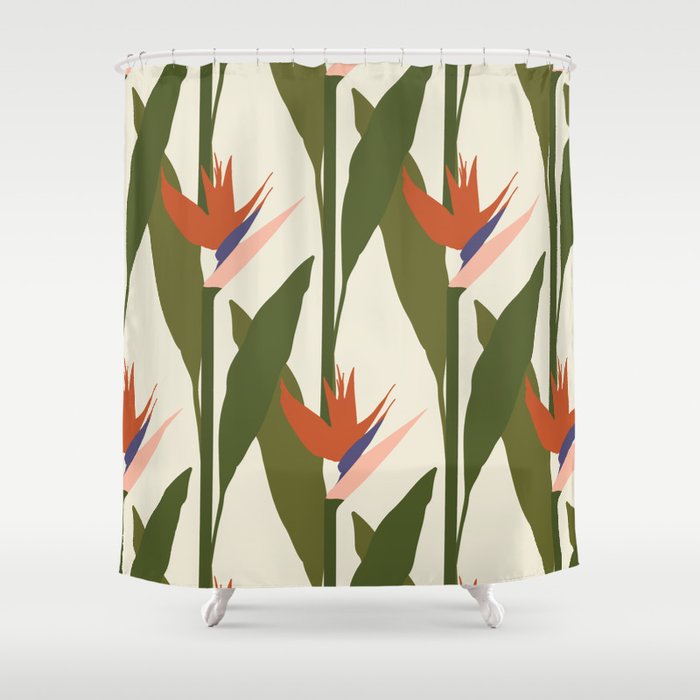 Strelitzia Shower Curtain Gallery Image 1