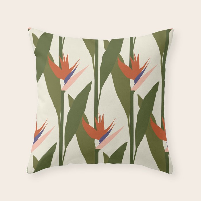 Strelitzia Throw Pillow Gallery Image 6