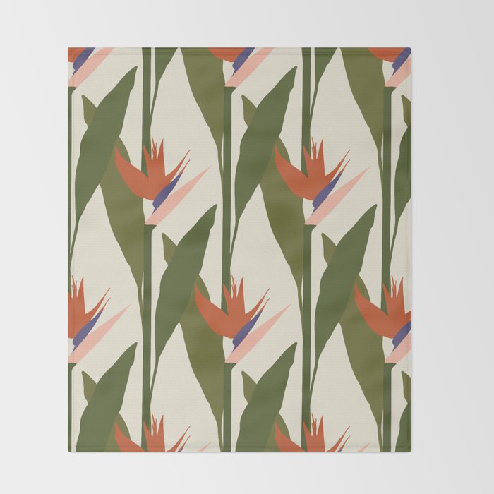 Strelitzia Throw Blanket Gallery Image 2
