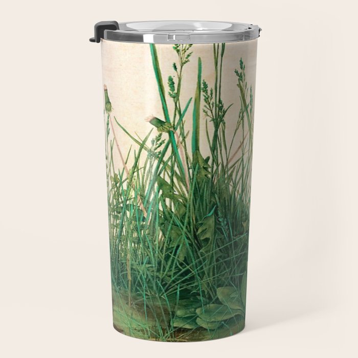 Albrecht Dürer The Great Piece of Turf ,1503 Travel Mug Gallery Image 3