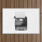 typewriter Outdoor Rug Gallery Image 1