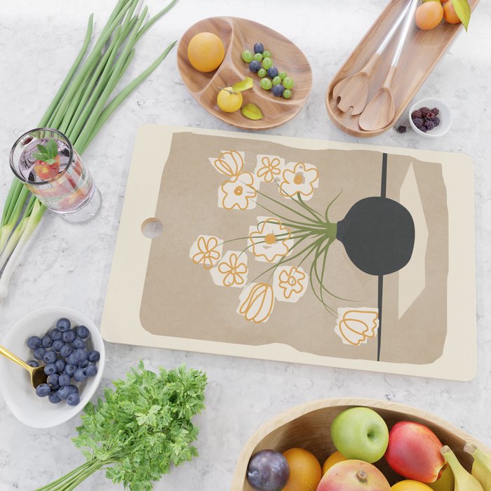 Flowers 7 Cutting Board Gallery Image 2