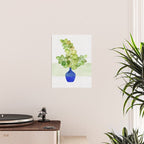 Green and Blue Eucalyptus Bouquet Poster Gallery Image 2