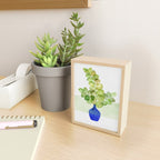 Green and Blue Eucalyptus Bouquet Mini Art Print Gallery Image 2