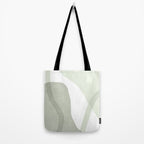 Green watercolor shapes Tote Bag Gallery Image 2