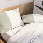 Green watercolor shapes Pillow Sham Gallery Image 2