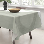 Green watercolor shapes Tablecloth Gallery Image 3