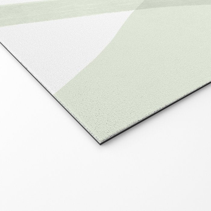 Green watercolor shapes Welcome Mat Gallery Image 2