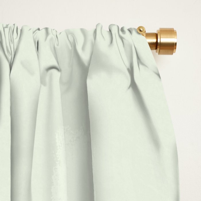 Green watercolor shapes Window Curtain Gallery Image 2