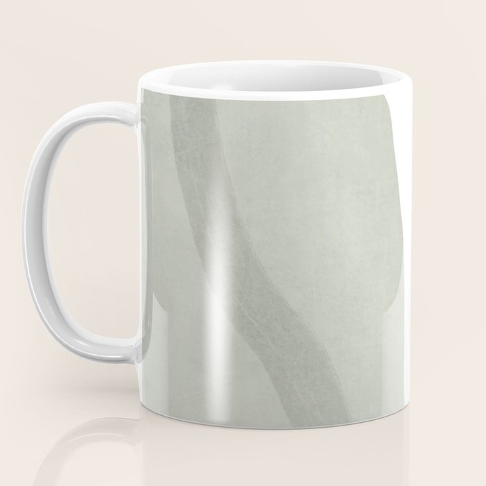 Green watercolor shapes Coffee Mug Gallery Image 3